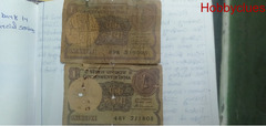 Old one rupee note