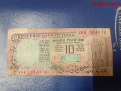I have this ten rupee old note.