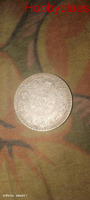 King George VI one rupee coin