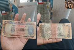 old 100 ka note