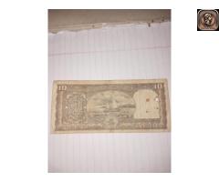 10 rupees old note