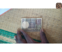 old 1 rupee note