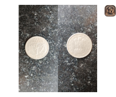 1/2 rupees coin