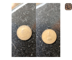 old 20 paise Gandhi Mahatma coin