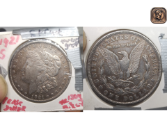 1921 s silver peace dollor